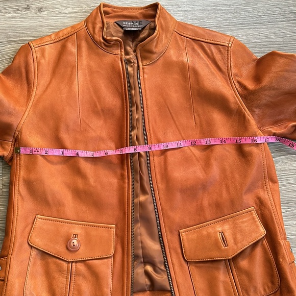 Vintage George 100% Leather Women’s Jacket - Picture 14 of 16